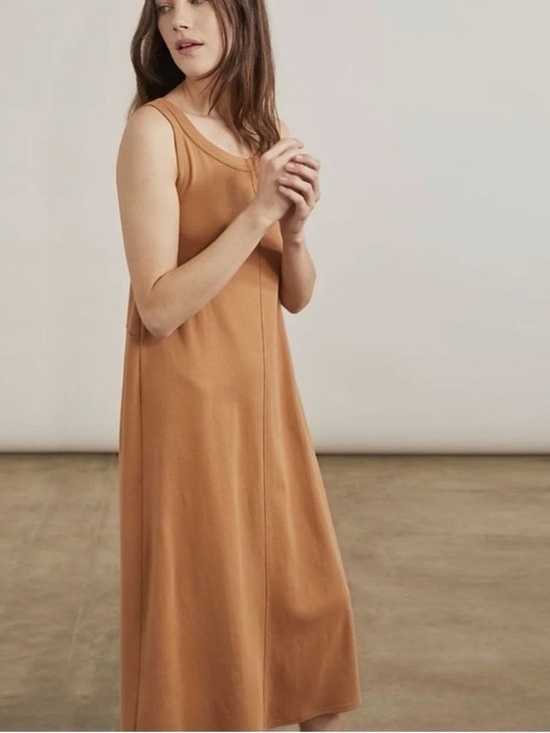 Elizabeth and James Dresses & Skirts - Elizabeth and James Camel Sleeveless Maxi Dress Sz S(TXA1003)